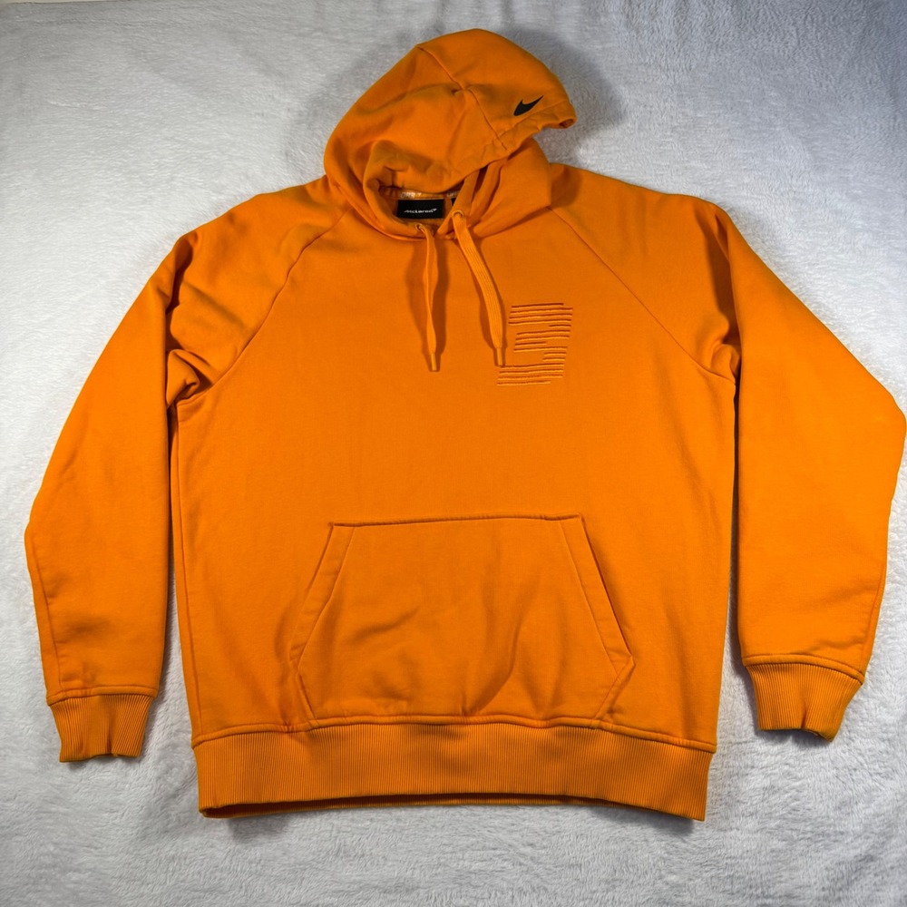 McLaren DR3 Racing Hoodie Mens Medium Orange Embroidered F1 Formula 1 Pullover